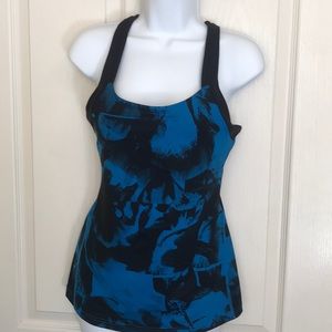 Lucy Workout Tank with Strappy Detail